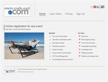 Tablet Screenshot of events-made-easy.com